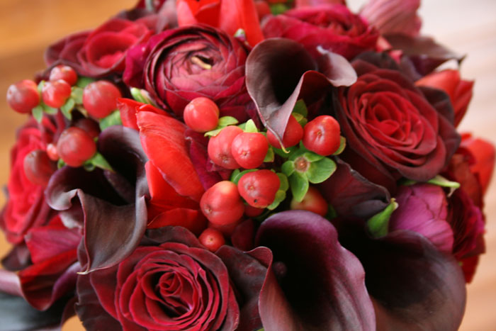 red ranunculus bouquet
