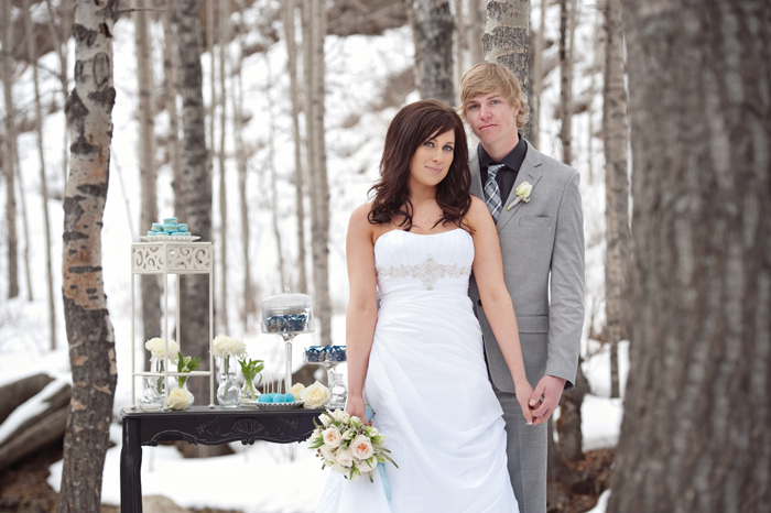 Calgary winter wedding