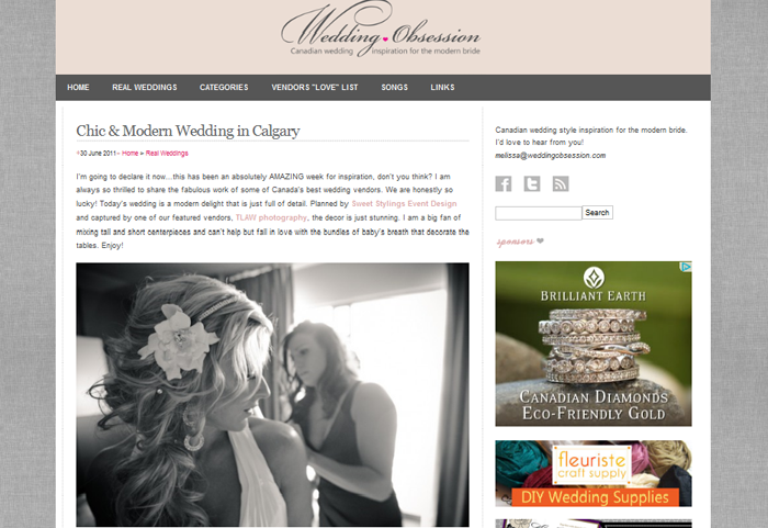 calgary wedding blog feature
