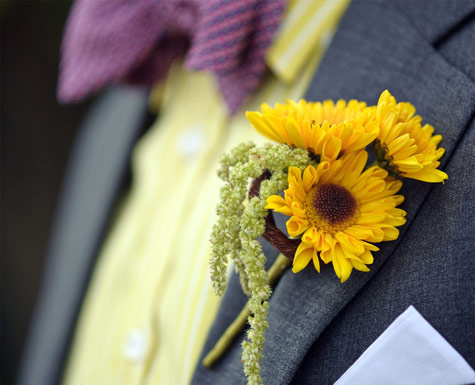 sunflower_wedding_boutonniere