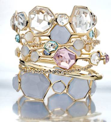 lavender periwinkle crystal bracelet